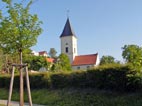 Blick auf die Kirche